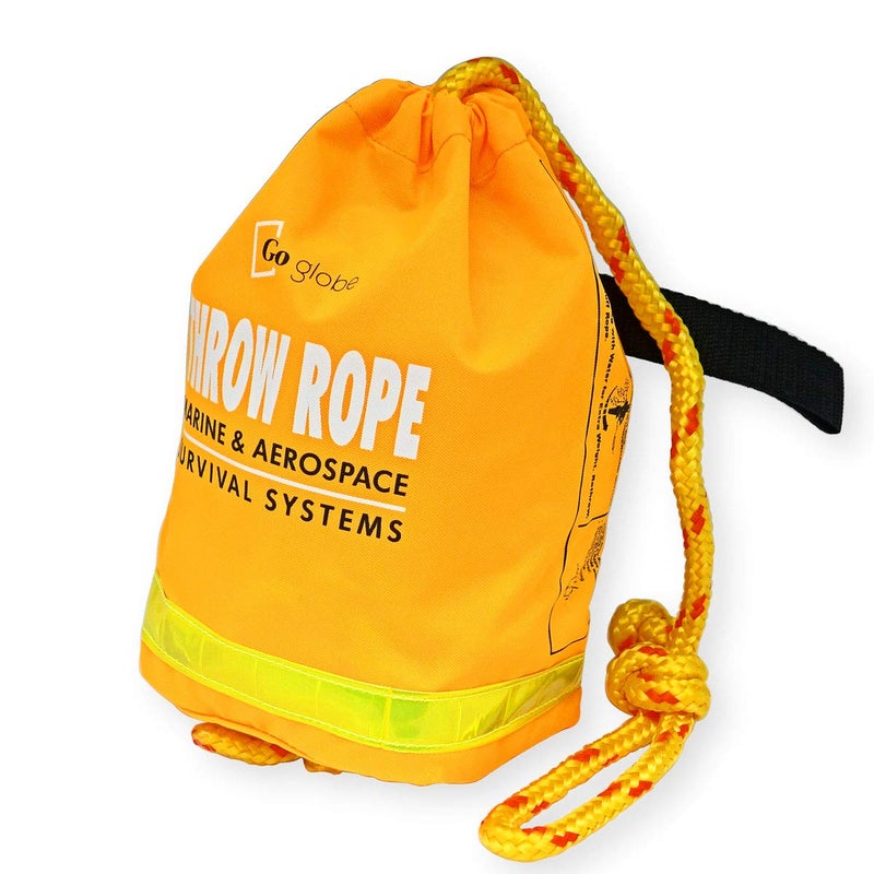Goglobe Throw Rope Throw Bag 60 Feet Floating Rope for Boating Kayaking Ice Fishing Boat Safety - Image 1